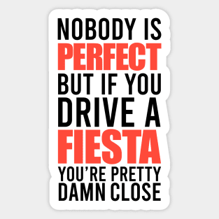 Fiesta Owners Sticker